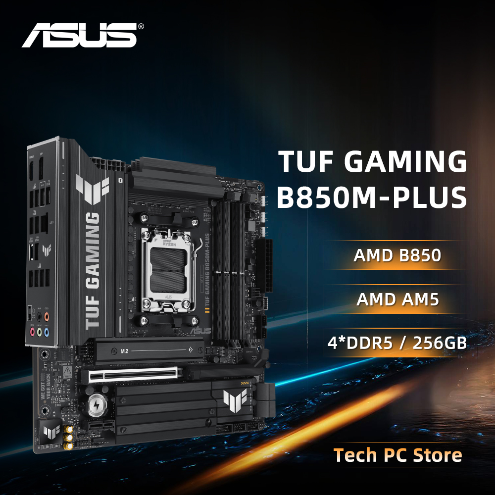 ASUS TUF GAMING B850M-PLUS AMD - X870E Atx Motherboard ulasan dan harga